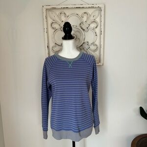 Eddie Bauer legends wash striped women’s sweater